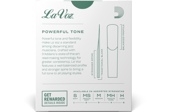 Ancie Clarinet Sib Daddario Woodwinds La Voz Bb Clarinet Soft 