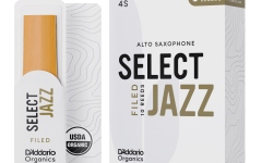 Ancie pentru Saxofon Alto Daddario Woodwinds Organic Select Jazz Filed Alto Saxophone 4 Soft 