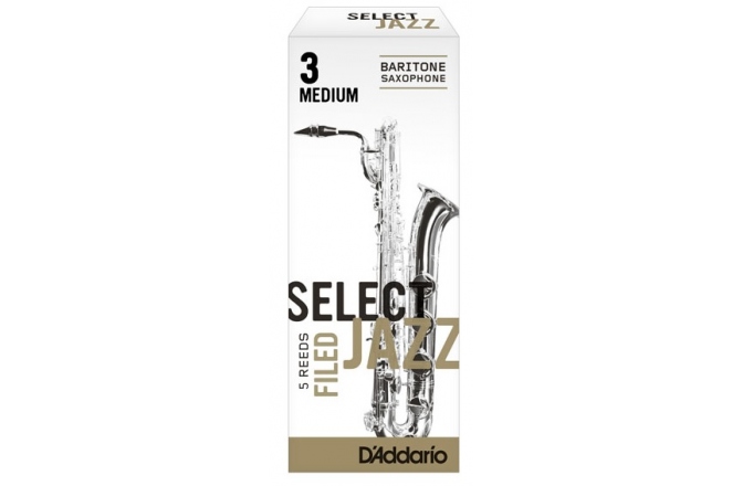 Ancie pentru saxofon bariton Daddario Woodwinds Baritone Sax Select Jazz 3M