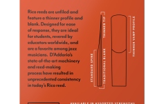 Ancie pentru Saxofon Bariton Daddario Woodwinds Baritone Sax Strength 2 