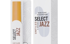 Ancie pentru Saxofon Bariton Daddario Woodwinds Organic Select Jazz Unfiled Baritone Saxophone  4 Medium 