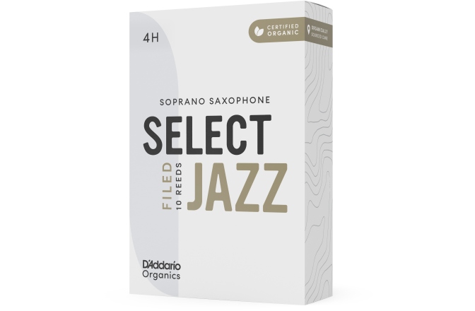 Ancie pentru Saxofon Sopran Daddario Woodwinds Organic Select Jazz Filed Soprano Saxophone 4 Hard 