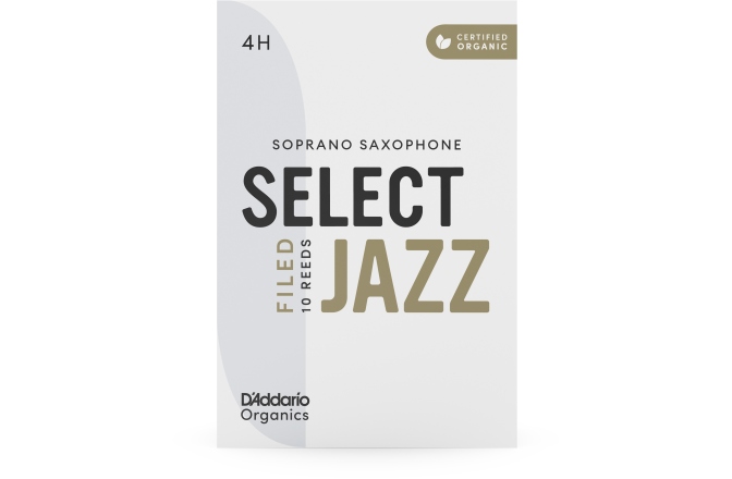 Ancie pentru Saxofon Sopran Daddario Woodwinds Organic Select Jazz Filed Soprano Saxophone 4 Hard 