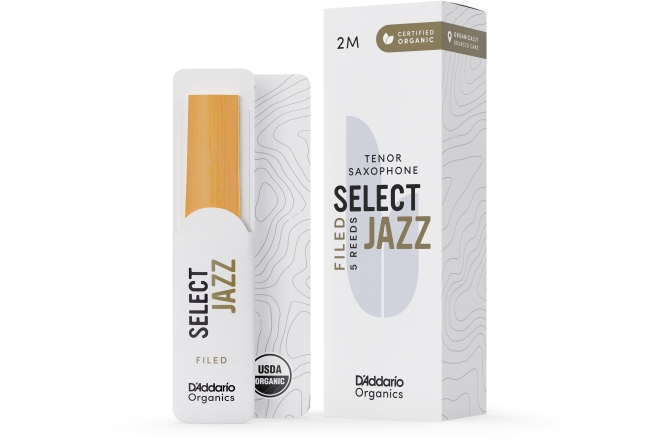 Ancie pentru Saxofon Tenor Daddario Woodwinds Organic Select Jazz Filed Tenor Saxophone 2 Medium 