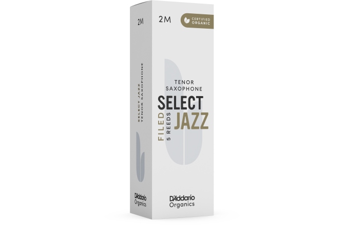 Ancie pentru Saxofon Tenor Daddario Woodwinds Organic Select Jazz Filed Tenor Saxophone 2 Medium 