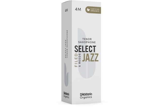 Ancie pentru Saxofon Tenor Daddario Woodwinds Organic Select Jazz Filed Tenor Saxophone 4 Medium 