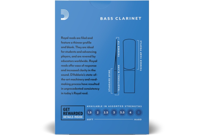 Ancii Clarinet Bas Daddario Woodwinds Royal  Bass Clarinet 3 