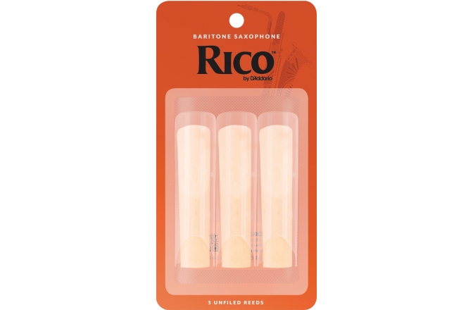 Ancii pentru Saxofon Bariton Daddario Woodwinds Baritone Sax Strength 2.5 3-pack