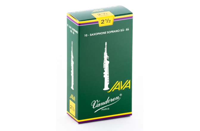 Ancii Saxofon Sopran Vandoren Java Green Soprano Sax 2.5