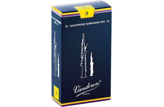 Ancii Saxofon Sopranino 3.0 Vandoren Classic Blue Sopranino 3.0