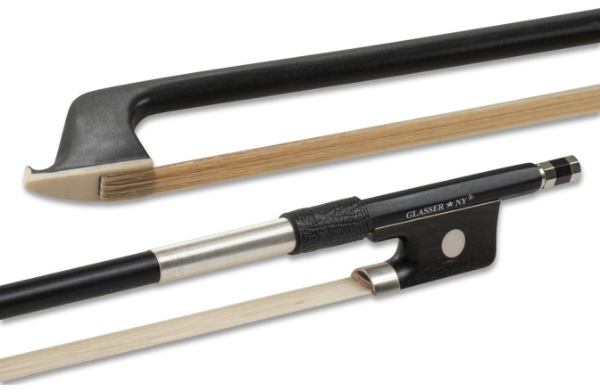 Arcuș violă Glasser Carbon Graphite Viola Bow 4/4
