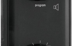Atenuator de volum cu selector de sursă Omnitronic PA Vol Contr/Prog Select 5W mono bk