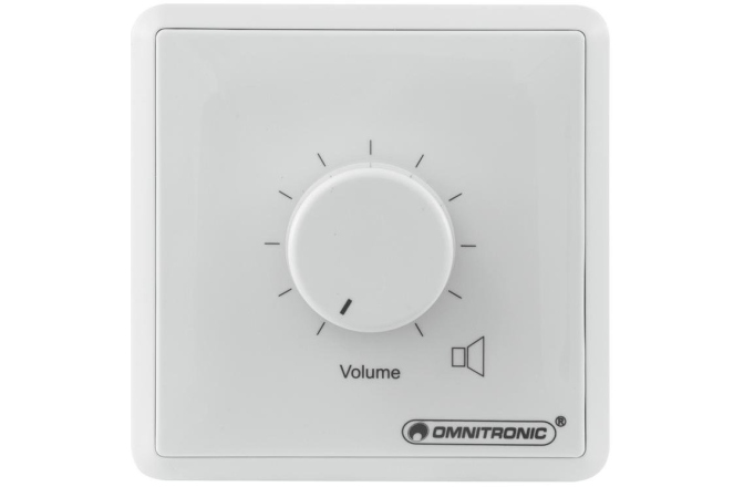 Atenuator de volum montabil Omnitronic PA Volume Controller, 5 W mono wh