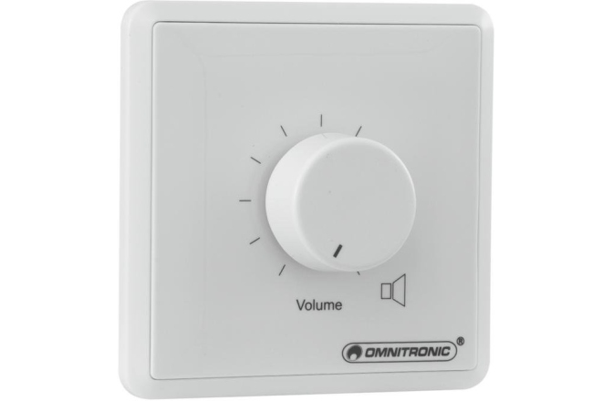 Atenuator de volum montabil Omnitronic PA Volume Controller, 5 W mono wh