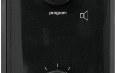 Atenuator de volum și selector de sursă Omnitronic PA Vol Contr/Prog Select 45W mono bk
