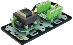 Atenuator de volum și selector de sursă Omnitronic PA Vol Contr/Prog Select 45W mono bk