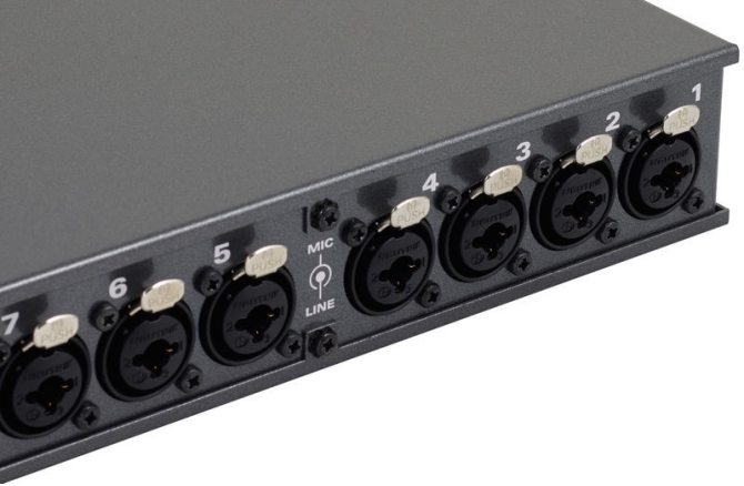 Preamplificator de microfon ?i ADC cu 8 canale Audient ASP880