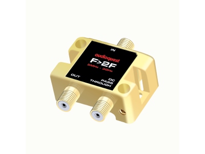 F to 2F 75Ω Splitter, 1 IN - 2 OUT