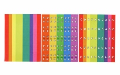 Autocolante cromatice Boomwhackers Chroma-Notes Stick-Ons
