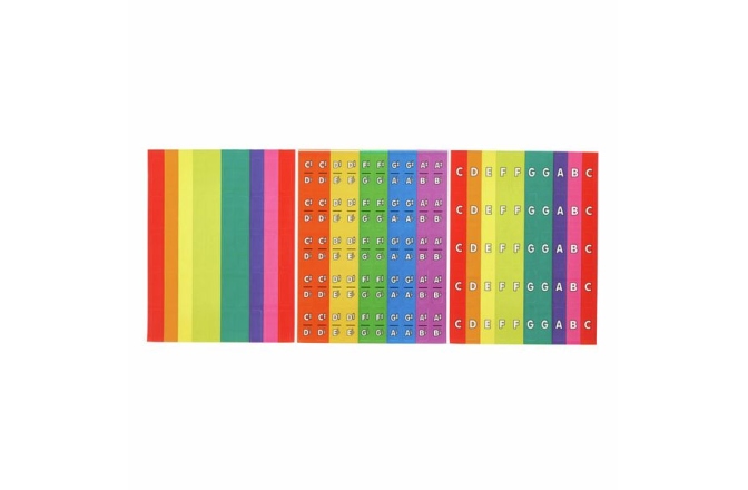 Autocolante cromatice Boomwhackers Chroma-Notes Stick-Ons
