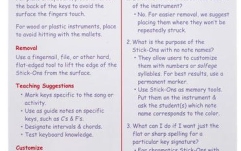Autocolante cromatice Boomwhackers Chroma-Notes Stick-Ons
