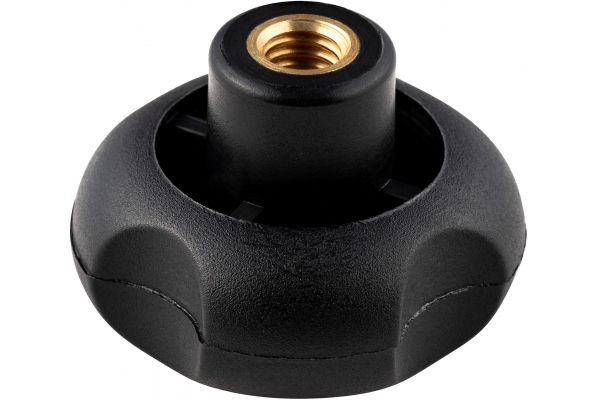 fastening nut in black for cymbal case - M8 thread