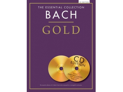 BACH GOLD ESSENTIAL COLLECTION PIANO BOOK/2CD