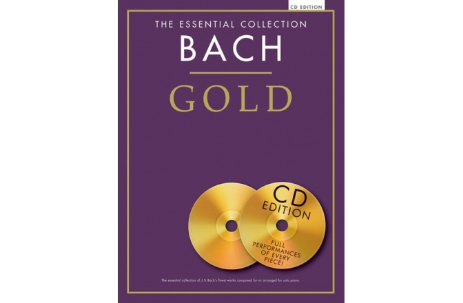 No brand BACH GOLD ESSENTIAL COLLECTION PIANO BOOK/2CD