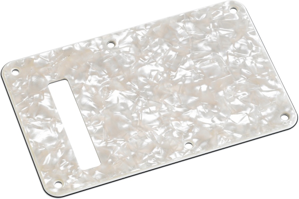 Backplate Stratocaster White Moto 4-Ply