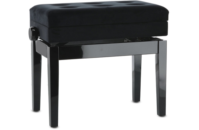 Banchetă de pian Gewa Deluxe Compartment - Black High Gloss