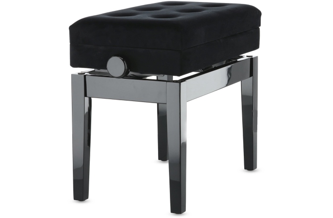 Banchetă de pian Gewa Deluxe Compartment - Black High Gloss