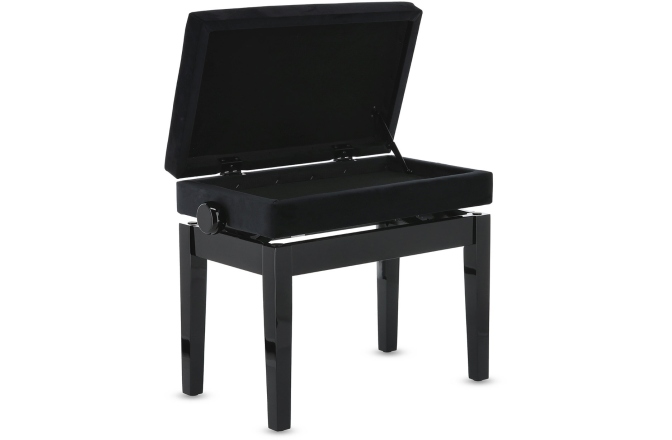 Banchetă de pian Gewa Deluxe Compartment - Black High Gloss