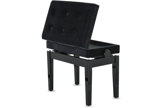 Banchetă de pian Gewa Deluxe Compartment - Black High Gloss