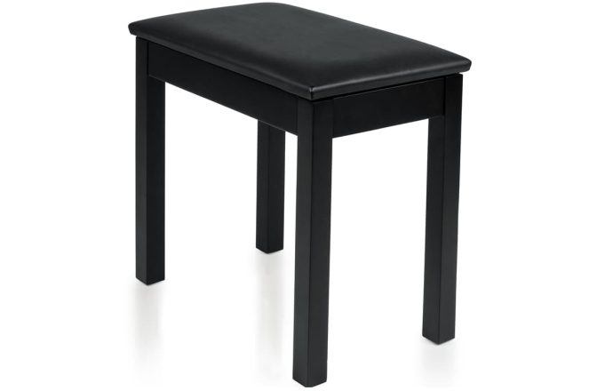 Banchetă pian Gator Frameworks Deluxe Wooden Piano Bench Black