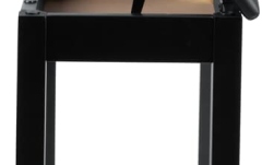 Banchetă pian Gator Frameworks Deluxe Wooden Piano Bench Black