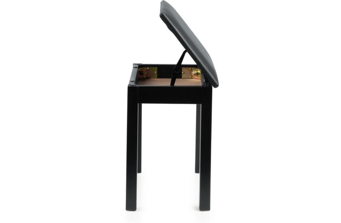 Banchetă pian Gator Frameworks Deluxe Wooden Piano Bench Black