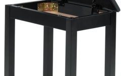 Banchetă pian Gator Frameworks Deluxe Wooden Piano Bench Black