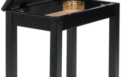 Banchetă pian Gator Frameworks Deluxe Wooden Piano Bench Black