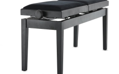 Banchetă pian Gewa Deluxe Double Black Matt