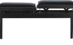 Banchetă pian Gewa Deluxe Double Black Matt