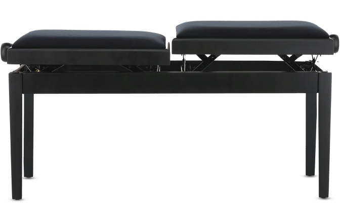Banchetă pian Gewa Deluxe Double Black Matt
