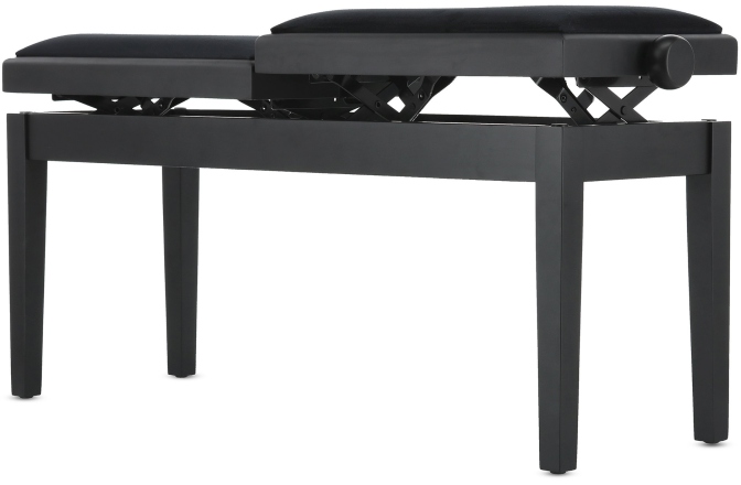 Banchetă pian Gewa Deluxe Double Black Matt