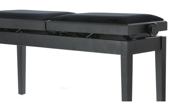 Banchetă pian Gewa Deluxe Double Black Matt