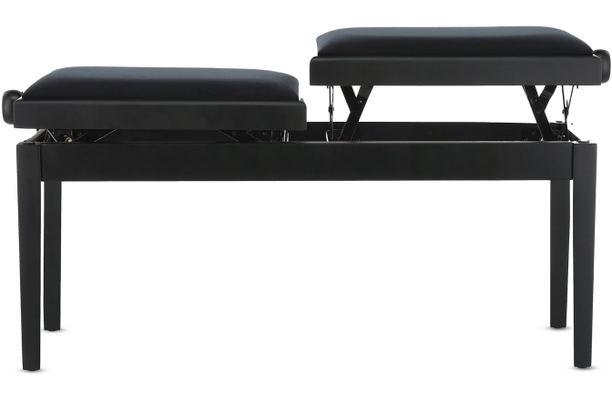 Banchetă pian Gewa Deluxe Double Black Matt