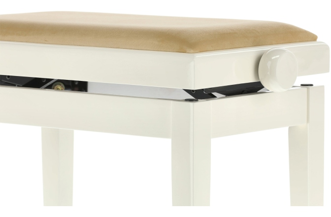 Banchetă pian Gewa Deluxe Ivory High Gloss