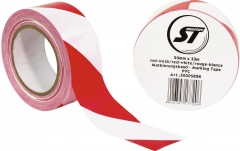 Banda adeziva No brand Marking Tape PVC red/white