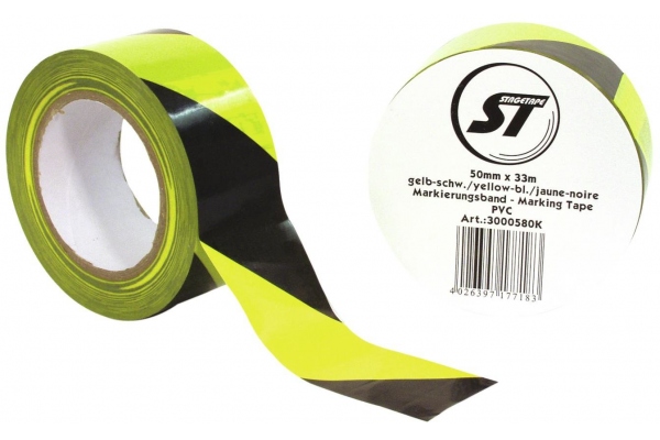 Marking Tape PVC yellow/bl