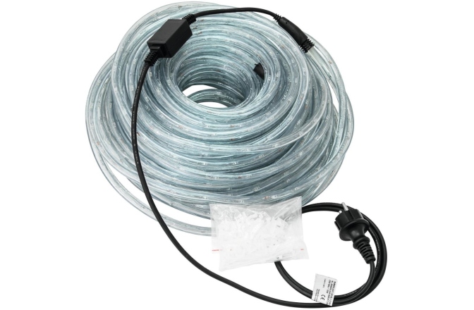 Bandă de iluminare decorativă Eurolite RUBBERLIGHT RL1-230V clear 44m