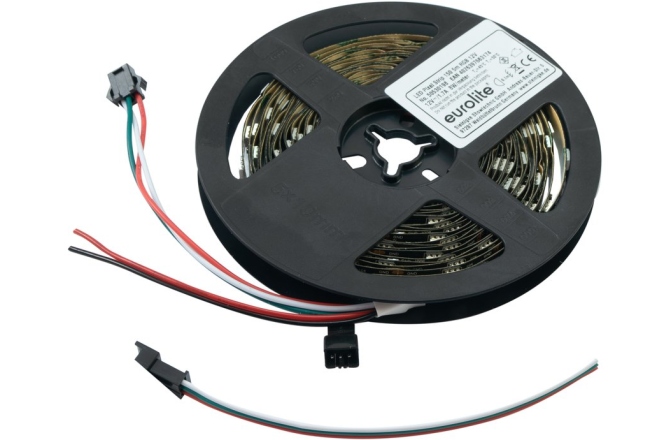 Bandă de pixeli LED Eurolite LED Pixel Strip 150 5m RGB 12V