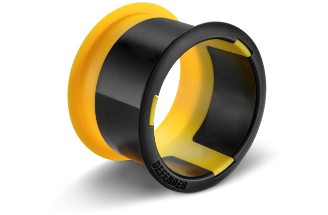 Bandă din material premium cu miez ERGO, albă, lucioasă, 50 mm x 50 m Defender EXA-TAPE W 50 ERGO-CORE